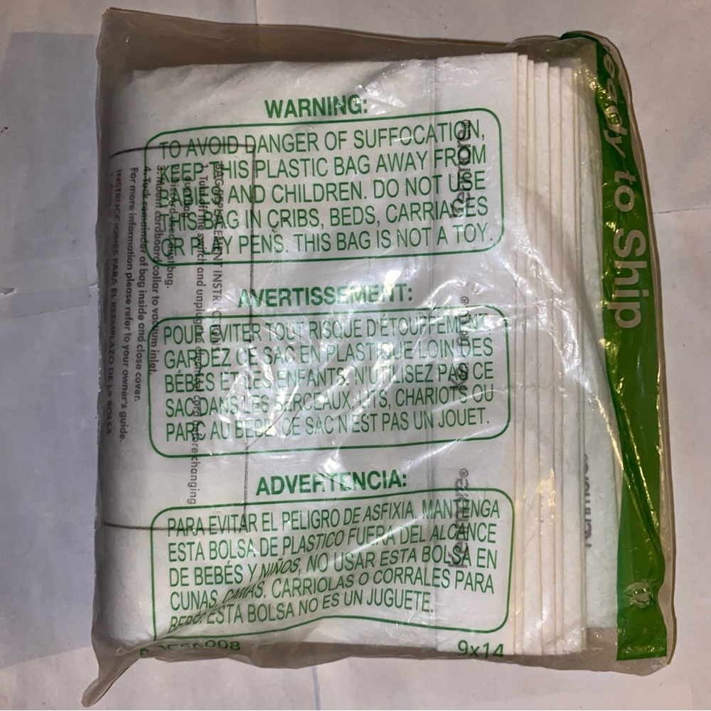 Kenmore 8 C/Q  Vacuum Bags model 20-50104 & 20-54331.